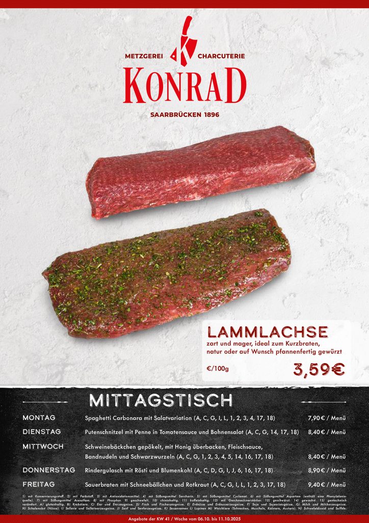 Ansicht Wochenflyer Konrad KW41 Lammlachse